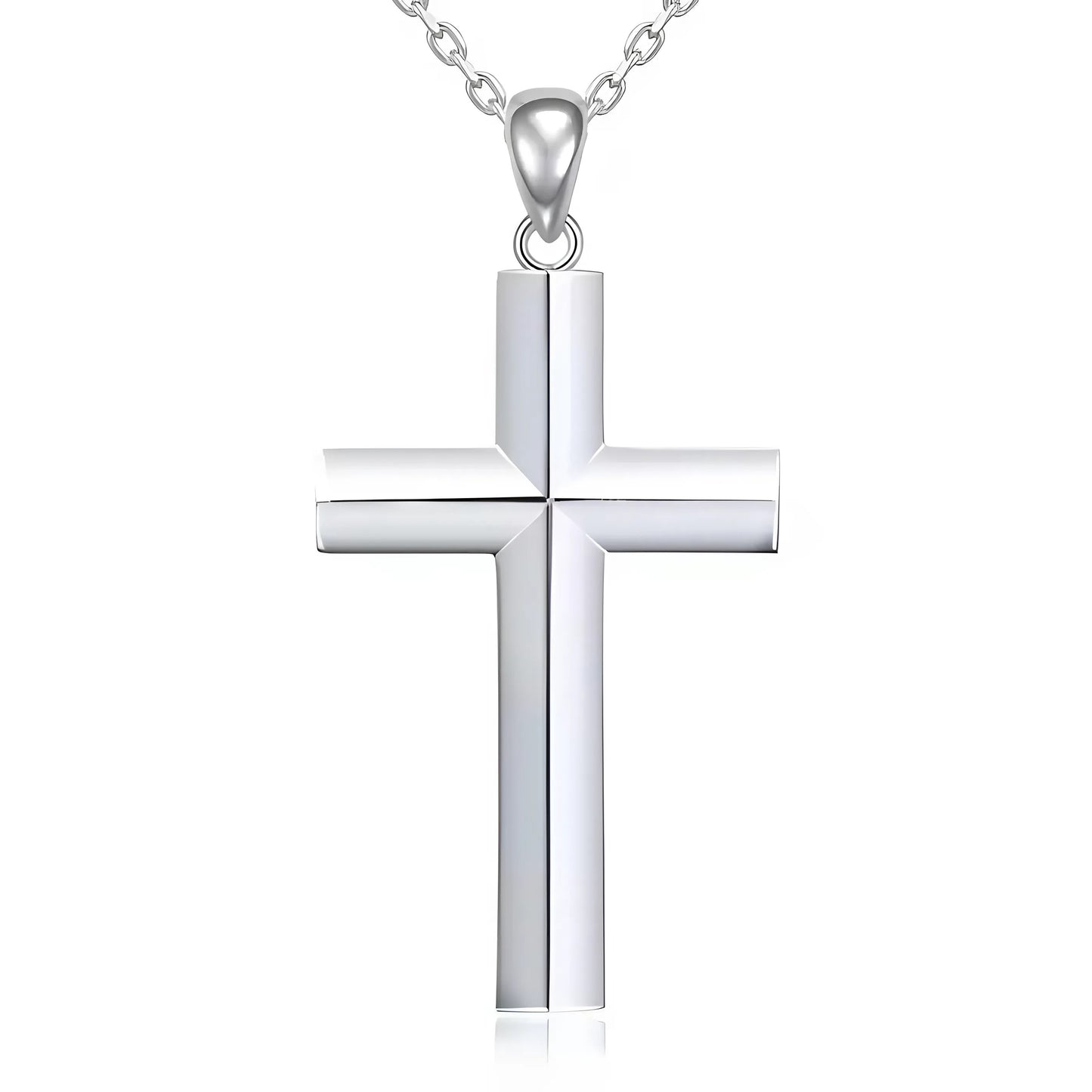 Sterling zilveren kruis hanger, die de essentie van toewijding vastlegt
