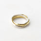 Unisex ring van sterling zilver met gouden en zilveren plating