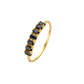 Verlovingsring edelsteen met een tijdloos eternity ring ontwerp