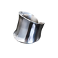Elegante zilveren damesring met een modern, golvend ontwerp