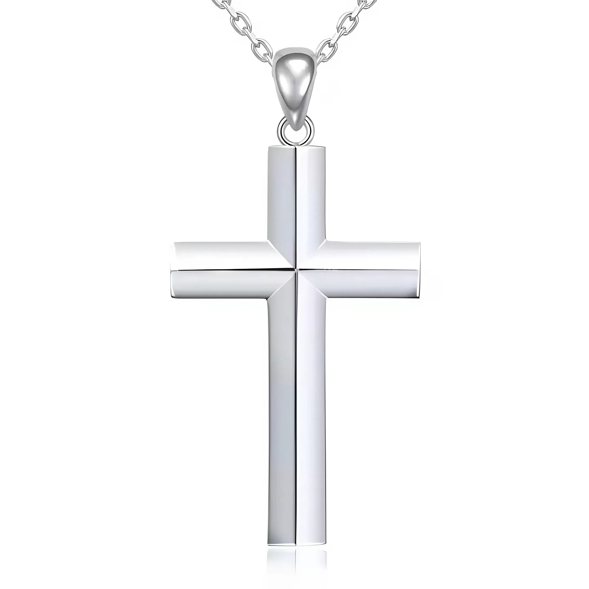 Sterling zilveren kruis hanger, die de essentie van toewijding vastlegt